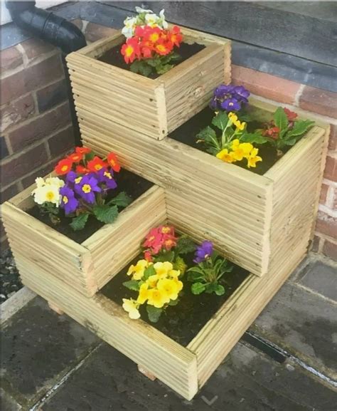 custom made wooden planters